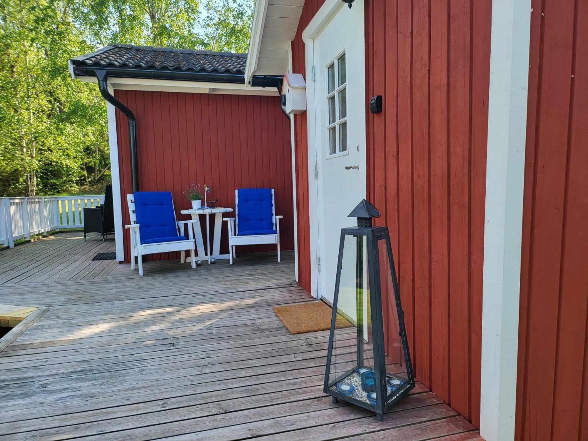 Minihus Med Stor Traedgardstomt Naera Golf Och Hav Villa Trosa Kültér fotó